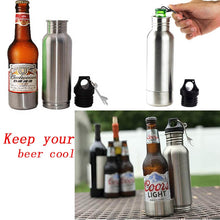 Load image into Gallery viewer, Stainless Steel 12oz Beer Bottle